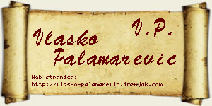 Vlaško Palamarević vizit kartica